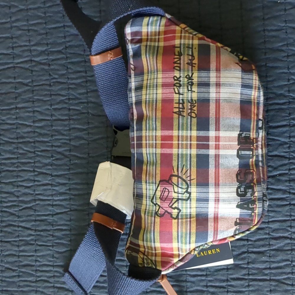 Polo Ralph Lauren Plaid Waist Pack NWT - Picture 3 of 6